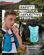 UTOBEST Upgrade Running Hydration Vest 10L, Running Backpack for Women Men Multi-Functional Storage, Adjustable Water Vest for Trail Marathon Race Jogging Cycling