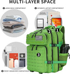 Military Tactical Backpack 45L/25L 3 Day Assault Pack Molle Daypack Hiking Backpack for Men and Women