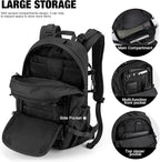 Mardingtop Tactical Military Backpack for Men,25L Molle Backpack, Cordura Backpack for Hiking,Camping
