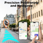 [Apple MFi Certified] Wallet Tracker Card with Apple Find My (iOS Only) Rechargeable Air Tracker Tags Bluetooth Wallet Finder IP68 Waterproof GPS Tracker Item Finder for Keys, Bags, Passport Black