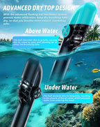 Zenoplige Full Face Snorkel Mask Adults,Dry-Top Snorkeling Gear with Camera Mount,Foldable 180-Degree Panoramic Scuba Mask for Snorkeling Diving Swimming Travel,Snorkel Mask Anti-Fog & Anti-Leak