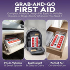 20 Person OSHA Compliant First Aid Kit for Businesses, Vehicles, Trucks, Construction Site - Type III, ANSI Class A Emergency Kit - 136 Piece Essential First Aid Supplies