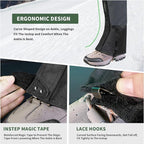 Unigear Leg Gaiters, 1000D Fabric Waterproof Boot Gaiters for Hiking Walking Climbing Hunting Skiing