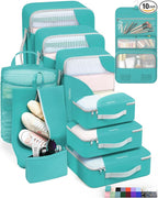 10 Set Packing Cubes for Travel, Gifts for Women Mom,Anti-Tearing Suitcase Organizer,OlarHike Vacation Essentials & Accessories for Cruise Ship
