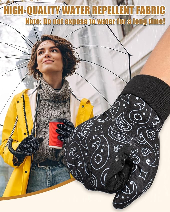 RIGWARL Touchscreen Gloves for Running Bike Anti-Slip Warm Gloves for Cycling Sports Biking Hiking Driving Walking