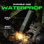 Camping Light, Telescopic Camping Lantern with Storage Bag, Collapsible, Magnetic, 10500mAh Battery, Rechargeable Outdoor Portable Lights for Hiking, Fishing, and Travel (Dark Green)