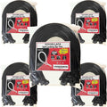 200lb Zip Ties Heavy Duty 18 Inch 350pcs, Large Black Cable Tie, Thick Heat Resistant Zipties, Big Wide Wire Ties, Industrial Tie Wraps for Outdoor Use