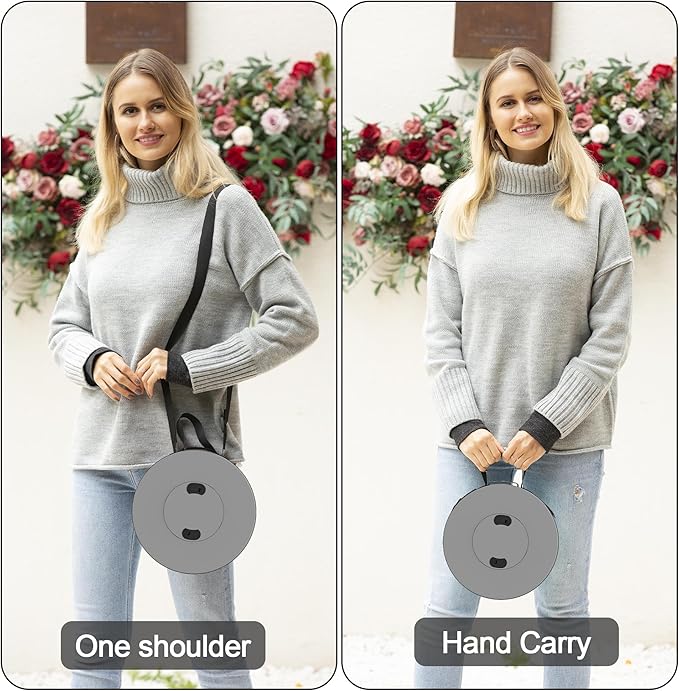 ALEVMOOM Upgraded Portable Collapsible Stool with Cushion, Telescoping Folding Stool for Adults, Lightweight Yet More Sturdy Capacity 600 lbs for Camping Fishing Hiking BBQ