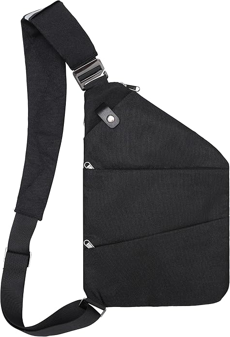 Anti Theft Crossbody Travel Bags for Women Men Cross Body Slim Sling Handbags with S Hook Antitheft