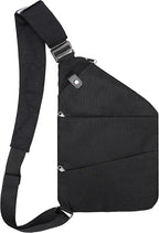 Anti Theft Crossbody Travel Bags for Women Men Cross Body Slim Sling Handbags with S Hook Antitheft