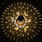 Butterfly Outdoor Solar Lanterns Decor, Nelyeqwo Waterproof Hanging Solar Lights Gifts for Women Men Metal Lantern Decor for Garden Patio Lawn Porch Backyard Tabletop Pathway Landscape