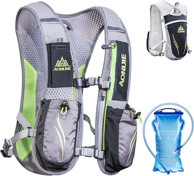 Azarxis Running Water Bottles Flask BPA Free Leakproof Hydration Vest Packs Waist Belt Replacement for Triathlon Marathon Hiking Cycling Climbing Runner