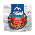 Mountain House Cheesy Beef Enchilada Bowl | Freeze Dried Backpacking & Camping Food | Gluten-Free | 2 Servings