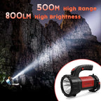 Camping Lantern Rechargeable, AlpsWolf LED Flashlight Spotlight Lantern with 800LM, 3600 Capacity Powered, Portable Bright Camping Light for Emergency, Outdoor Hiking, Power Outages