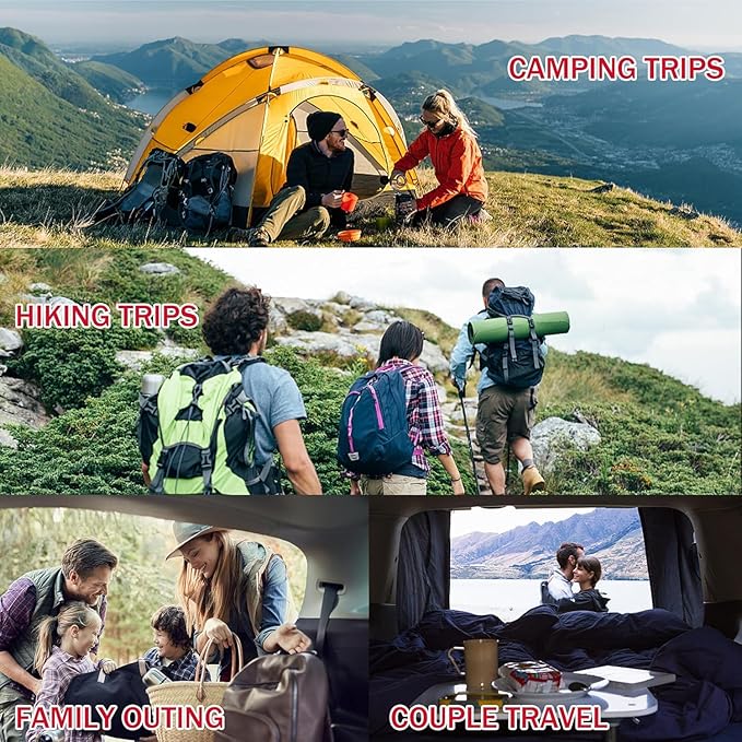 Ultralight Down Sleeping Bag for Adults with 600 Fill Power, Compact Sleeping Bag for Backpacking, Hiking and Camping