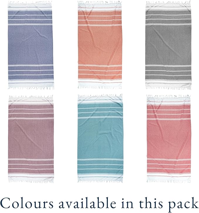 LANE LINEN Beach Towels 12 Pack, Bulk Beach Towels Oversized, Pool Towels for Adults, Pre-Washed, Sand Free Beach Towel, Fast Drying Beach Towel, 39"x71" - Beach Party