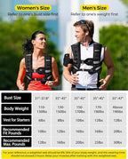 PACEARTH Weighted Vest,4lb/6lb/10lb/12lb/16lb/20lb/25lb/30lb Weight Vest with Reflective Stripe, Body Weight Vests Adjustable for Men, Women Workout, Strength Training, Running, Walking, Jogging
