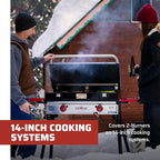 Camp Chef Deluxe Barbecue Box Hinged Lid for 2 Burners