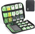Luxtude Electronics Organizer Travel Case, Cable Organizer Bag, Portable Cord Organizer Travel, Travel Case for Chargers and Cords, Tech Bag, Flying Trip Essentials for Cable Storage/Tech Storage
