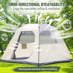 Chihee Camping Tent 2-3 Person Pop Up with Hydraulic Structure Family Tents Waterproof Windproof Outdoor Shelter Travelling Spacious One-Room Layout Quick Setup Durable Fiberglass & Aluminum Frame