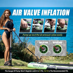 FunWater Inflatable Stand Up Paddle Board with Premium SUP Paddleboard Accessories, Anti-Slip EVA Deck, 11'/10'6'' Paddle Boards for Adults & Youth of All Skill Levels