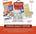 Adventure Medical Kits Sportsman Series Medical Kit - 300 - First Aid Kit for Camping, Hiking, Hunting & More - For 6 People for 7 Days - Includes Bandages, Medicine, Guide Book & More