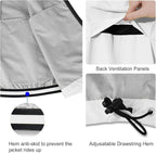 baleaf Men's Rain Jacket Waterproof Windbreaker Raincoat Running Cycling Hiking Gear Hood Lightweight Reflective Packable