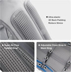 Everfun Hydration Backpack 18L with Water Bladder 2L/3L Hiking Water Backpack Women Men Hydration Pack Insulated Lightweight Day Hydropack with Storage for Hiking, Biking, Running, Festival