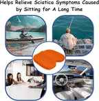 NEW-Vi Anti-Slip Kayak Seat Cushion - Waterproof Thicken Gel Boat Kayak Canoe Rowing Stadium Pad for Sit in Kayak Chair Kayak Accessories Equipment Gear for Fishing Kayak