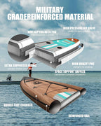 Highpi Inflatable Stand Up Paddle Board for Youth and Adults – Wide Sup with Premium Accessories, Blow Up Paddleboard for Surfing, Fishing, Yoga & More