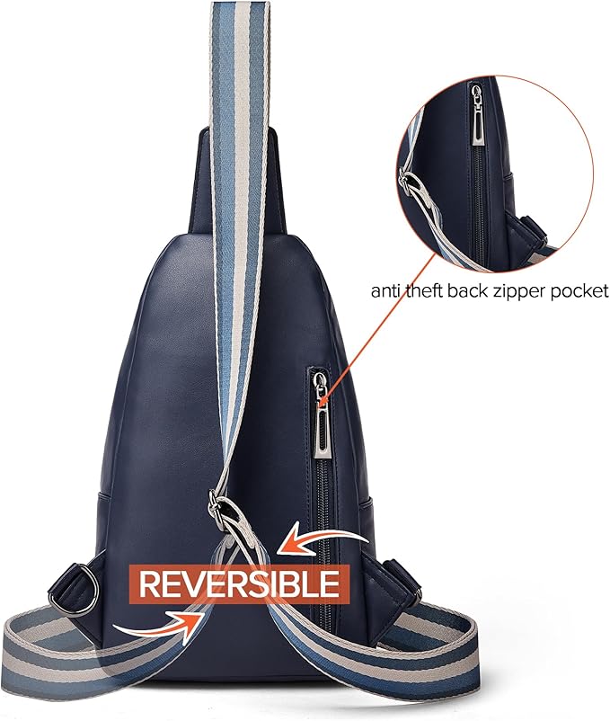 Sling Bag Crossbody Bags for Women Small Cross Body Bag Fanny Packs Chest Sling Purse for Daily Travel Leisure Sport