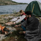 zzlamb Camping Blanket, Outdoor Lightweight Travel Blanket Puffy Portable Down Alternative, Windproof Warm Cloak with Snaps, Cozy Quilt Backpacking Picnic RV Plane Car Hammock Beach Climbing