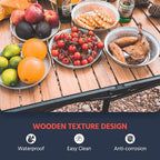 OUTSIDER Folding Camping Table Adjustable Height Foldable Roll-up Aluminum Camp Table Portable Table with Carry Bag - for Outdoor Cooking, Beach, Picnic, BBQ, Travel Style2