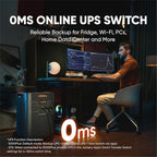 Jackery Solar Generator 5000 Plus with 500W(85Wx6) Solar Panels, 5040Wh LiFePO4 Battery Power Station, 120V/240V 7200W AC Output, Portable Generator for Home Battery Backup, Power Outages