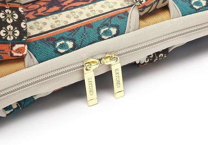kayond Red Bohemia Patten Waterproof Laptop Shoulder Messenger Bag Case Sleeve for 12 Inch 13.3 Inch Laptop