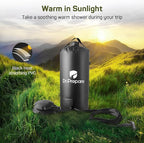 DR.PREPARE Portable Shower for Camping, 4/5 Gallons Camping Shower Bag, Portable Outdoor Shower with Pump for Hiking, Climbing, Pet Cleaning, Car Washing, Beach & Emergency