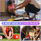 Car First Aid Kits 275Pcs Survival Gear Home Travel Size Small Emergency Kit Tactical Hiking EVA Camping Essentials Backpack Sports Office Boat Urgent Accident