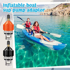 Shappy 2 Pieces Inflatable Boat SUP Pump Adaptor Air Pump Converter Air Valve Adapter Conventional Air Pump Adapter Pumping Head Connector for Inflatable Kayak Stand Up Paddle Board