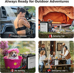 CAMPLUX Nano 3 Ultra, Constant Temperature Portable Propane Water Heater, Rechargeable Water Heater & Shower Pump, Propane Camping Shower, for RVs, Hiking, Fishing & Glamping