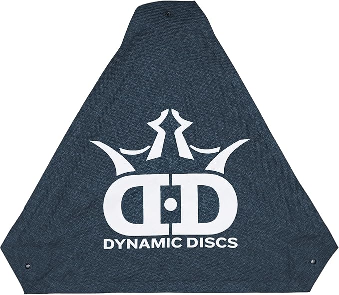 Dynamic Discs Folding Stool | Portable & Collapsible Stool for Disc Golf and More | Fits in Frisbee Golf Bags and Backpacks (Midnight Blue)