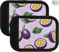 Passion Fruit Luggage Handle Wrap for Suitcase Luggage Tags Handle Covers Identifiers Soft Decorations Travel Accessories 2 Pack