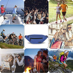 MAXTOP Large Crossbody Fanny Pack with 4-Zipper Pockets,Gifts for Enjoy Sports Festival Workout Traveling Running Casual Hands-Free Wallets Waist Pack Phone Bag Carrying All Phones