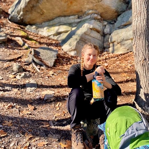 Epic Water Filters Nalgene OG Water Bottle with Filter, USA Made, BPA Free, Removes 99.99% Tap Water Contaminants, Forever Chemicals, Access Fund 23 Art, 32 oz