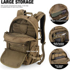 Mardingtop Tactical Military Backpack for Men,25L Molle Backpack, Cordura Backpack for Hiking,Camping