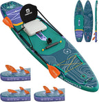 Adventure 12’×35"/39" Extra Wide Paddle Board, One-Stop Premium SUP Board Accessories, Tailored 5 Fins, Stable Inflatable Stand Up Paddle Boards for Youth/Adults of All Skill Levels