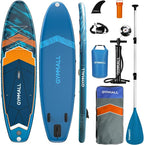 Paddle Board, Inflatable Stand Up SUP Paddle Boards for Adults & Youths of All Skill Levels, Wide & Non-Slip Deck Design Blow Up Paddleboards with Premium Accessories & Storage Bag