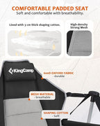 KingCamp Hammock Camping Chair, Swinging Portable Folding Camp Chairs for Adults Max 440lbs Heavy Duty Foldable Oversized Rocker with Aluminum Alloy Frame Cup Holder for Outdoor Beach Patio Sport