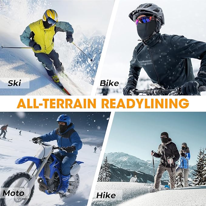 WTACTFUL Breathable Warmer Balaclava Ski Mask Windproof for Cold Weather Winter Skiing Snowboarding Snowmobile Motorcycle