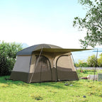 Vidalido Tents，6-8 Person Camping Tent with Extended Vestibule，2 Room Weather Resistant Family Tents，Easy Install Waterproof Outdoor Tent for Backpacking and Camping Hiking