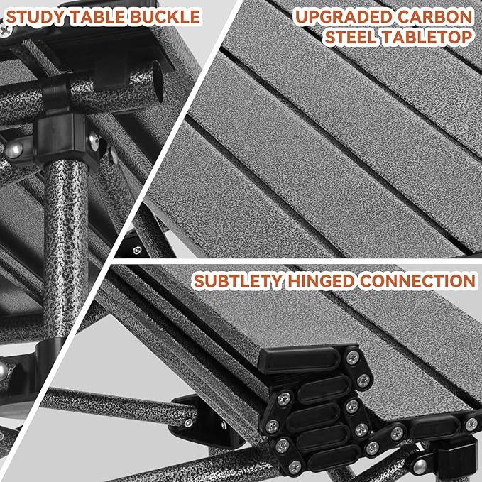 Opliy Portable Folding Camping Table for 2-4 Persons Aluminum Collapsible Table Lightweight with Carry Bag for Camping, Hiking, Picnics, BBQ, Beach Trips & Tailgating